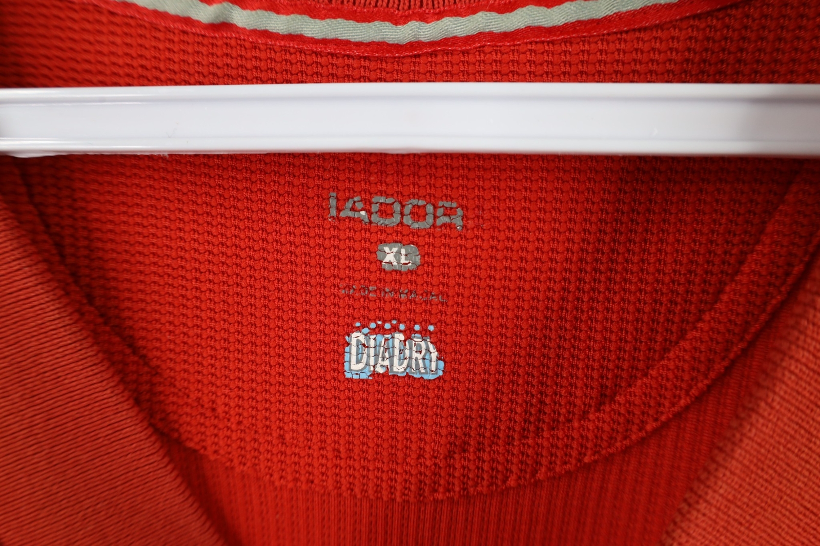 Vintage 90s Diadora Mens XL Spell Out Thermal Waffle Knit Soccer Jersey Football