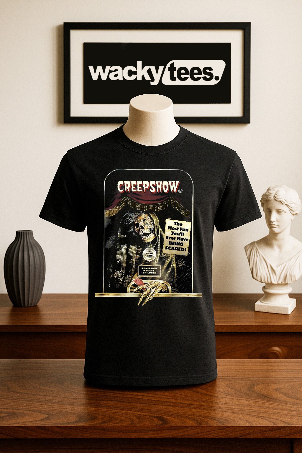 Creepshow The Most Fun You&rsquo;ll Ever Have Horror Terror Graphic Tee Shirt