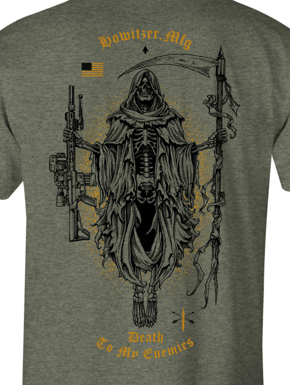 Howitzer Men&rsquo;s T-shirt Death Military Grunt MFG