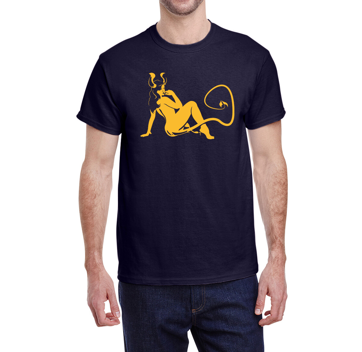 DEVIL GIRL Unisex T-Shirt Multi Colors S-XL FREE S&H! Kyle Millar art Pin-Up