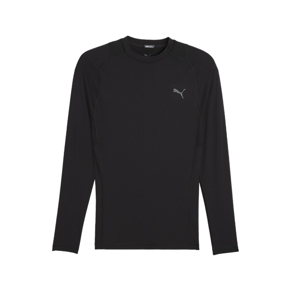 PUMA Pwrmode Base Layer Crew Neck Long Sleeve Athletic Pullover Shirt Mens Size
