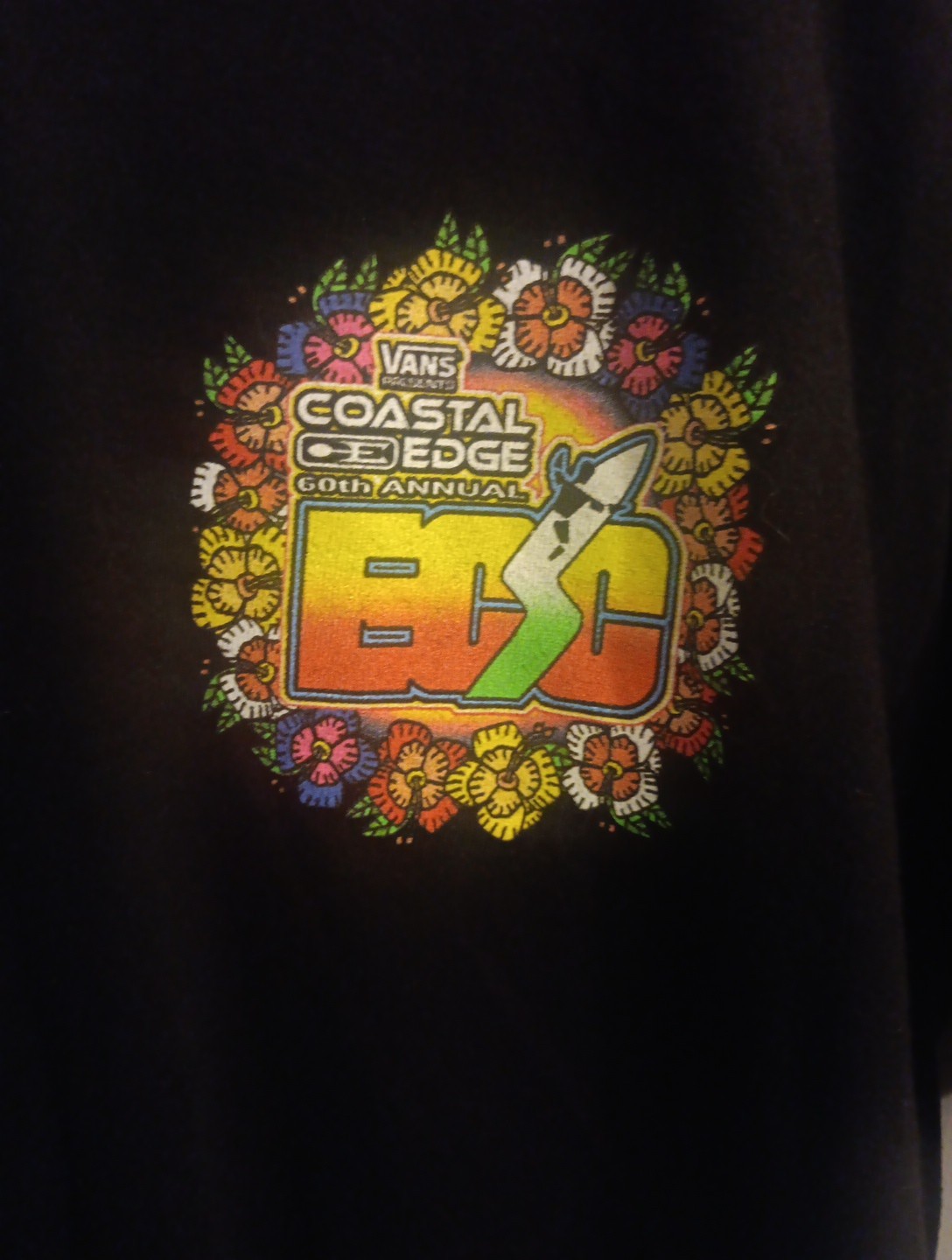 Vans Shirt Coastal Edge Surfing Championship 60th Annual Offspring … Large