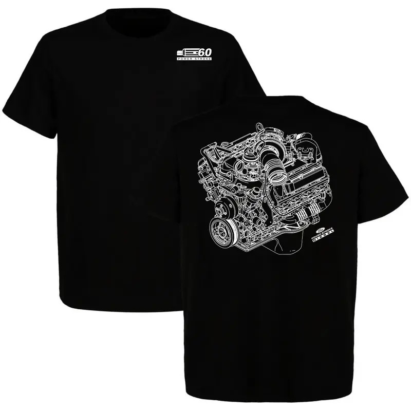 6.0 Power Stroke Double-Sided T-Shirt Diesel Truck Tee