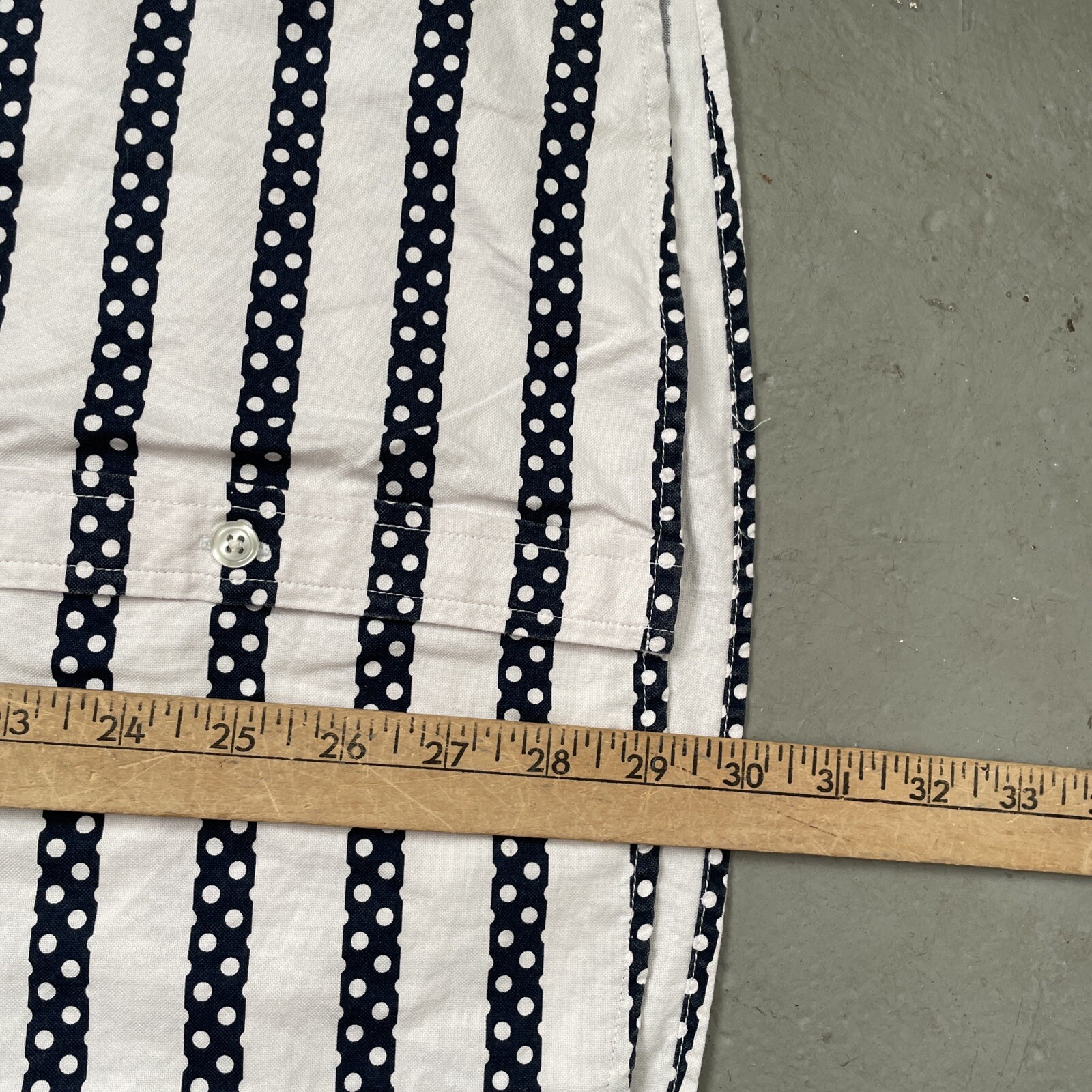 Carhartt WIP Work In Progress L/S Polka Dot Stripe Button Shirt Skate Men’s L