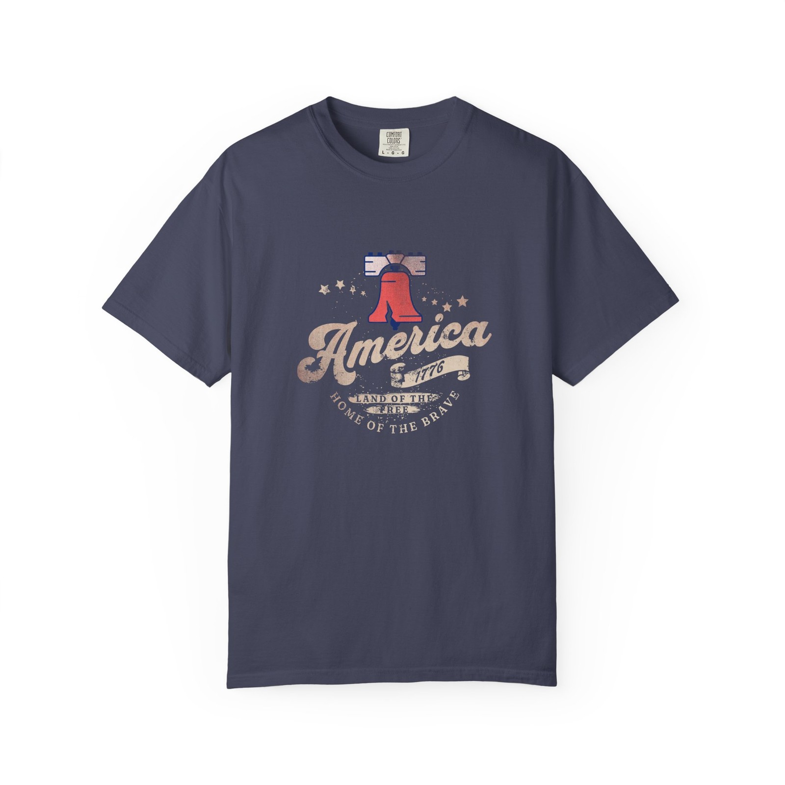 America Liberty Bell Graphic T-Shirt | Patriotic Comfort Colors Tee