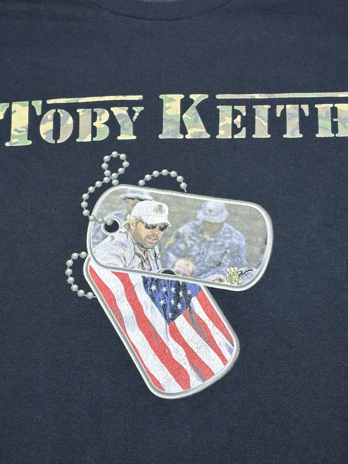 Toby Keith Never Apologize For Being Patriotic T Shirt 2XL USA Made