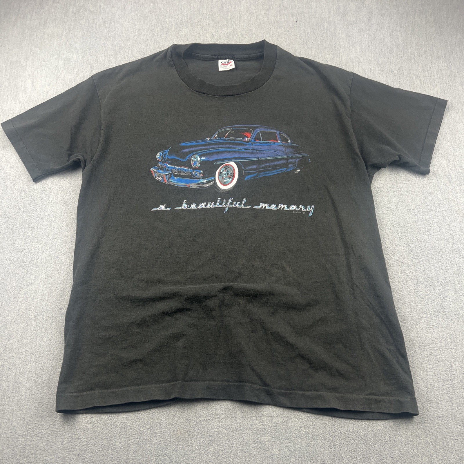 Vintage 90’s Single Stitch Custom 1950 Mercury Fader T-Shirt Sz XL* USA Made