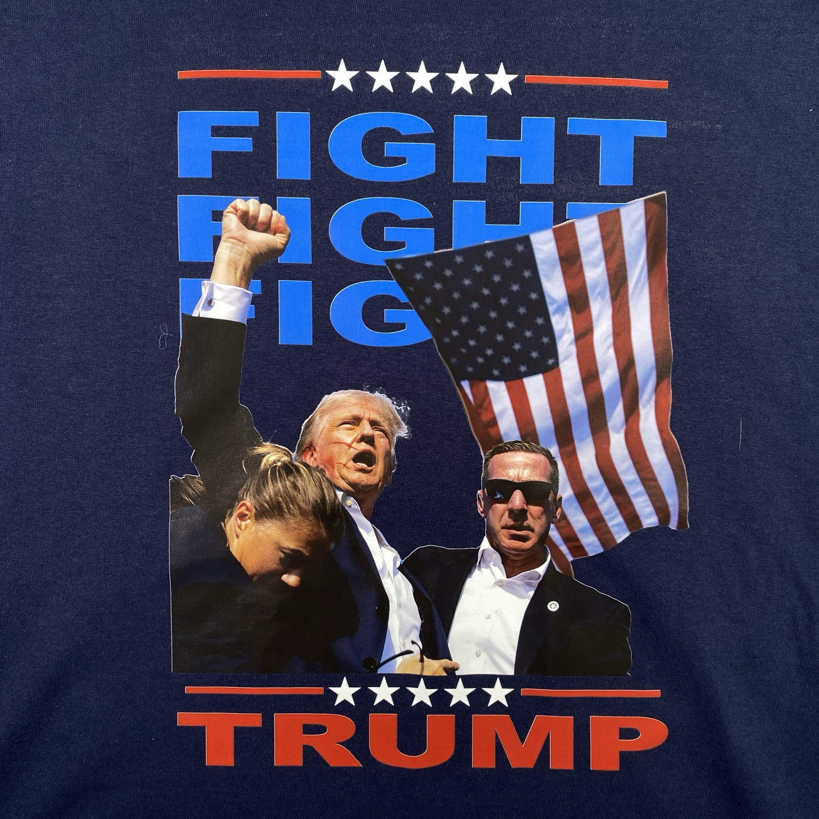 Trump Fist Pump Fight Fight 2024 Election Shirt DJT 2024 Vance Campaign Tee