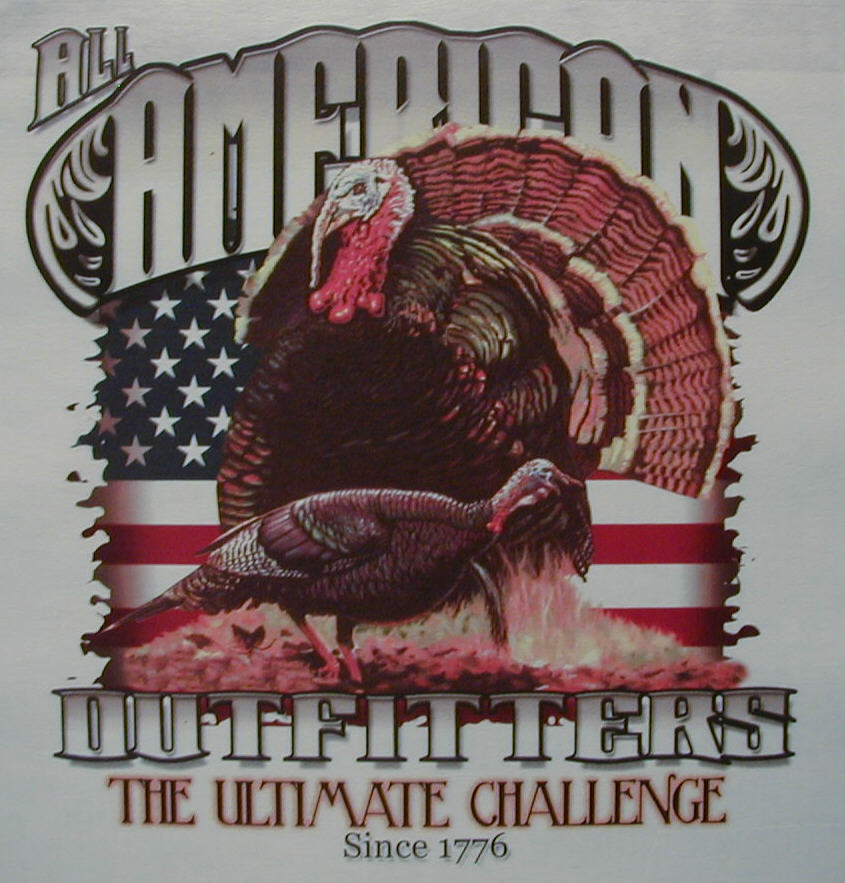 ALL AMERICAN OUTFITTERS TURKEY HUNTER HUNTING ULTIMATE SHIRT #475
