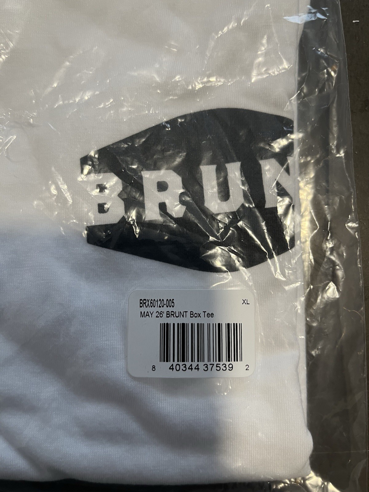 Brunt Workwear – May ‘26 Brunt Box Tee XL NWT – Brunt Promotional Football