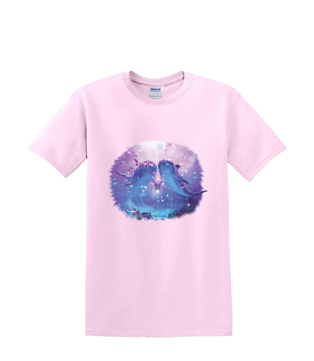 T-shirt small to 3xL – DOLPHIN COMPANION sealife resort beach nautical fun adult