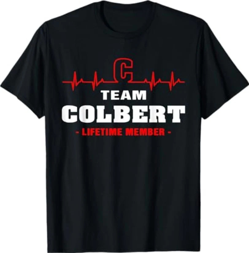 COLBERT surname Family name Team COLBERT lifetime member T-Shirt