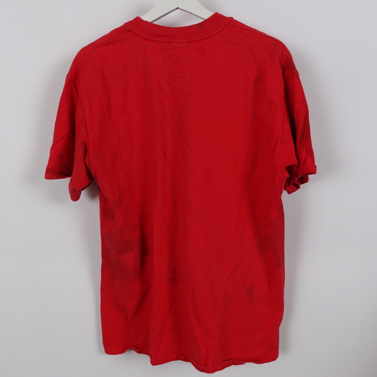 Vintage 90s Desert High Portales New Mexico Enmu T shirt Size Medium 1997 Red