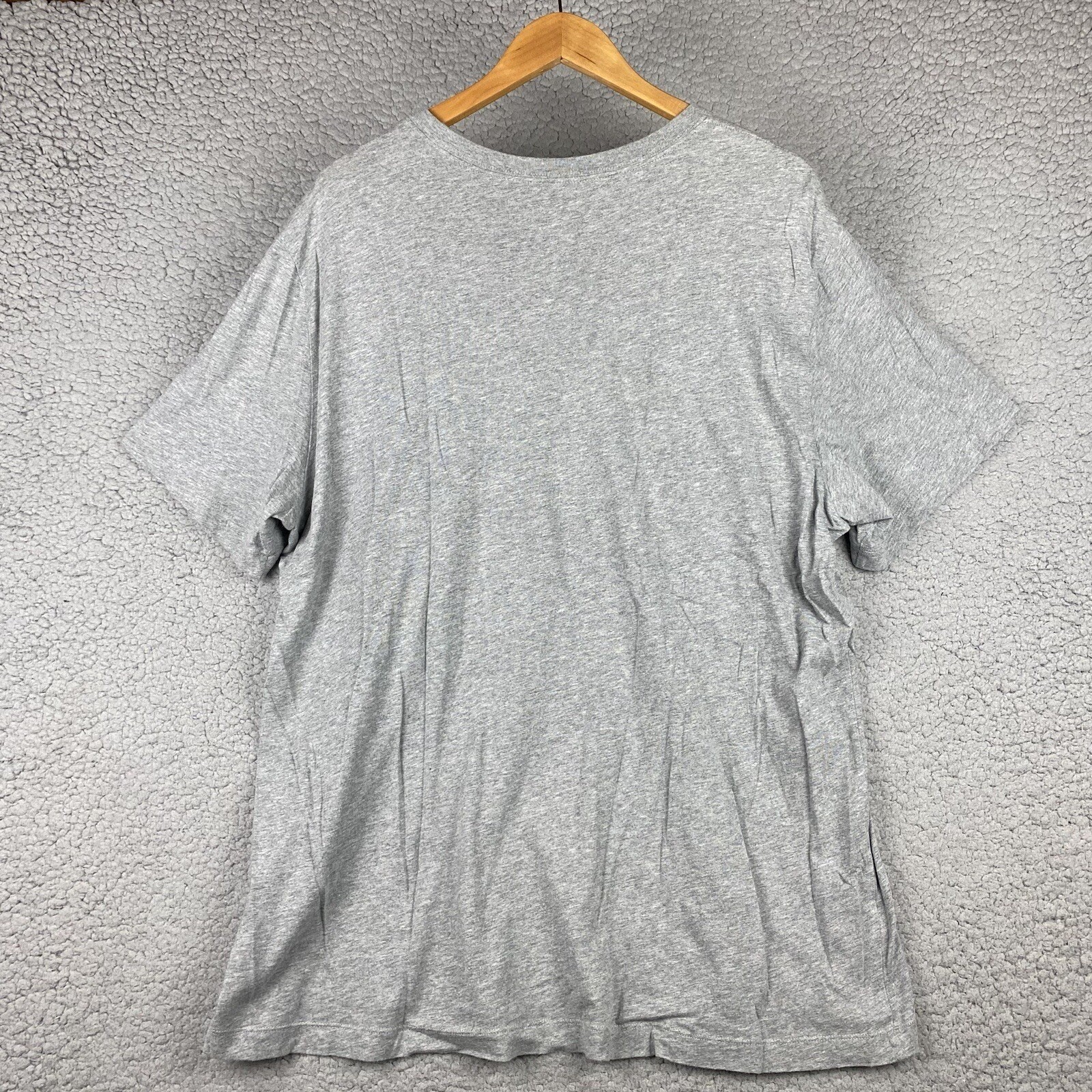 NIKE Just Do It T-Shirt Men&rsquo;s XL Gray & Black JDI AR5006-011 Sportswear Tee