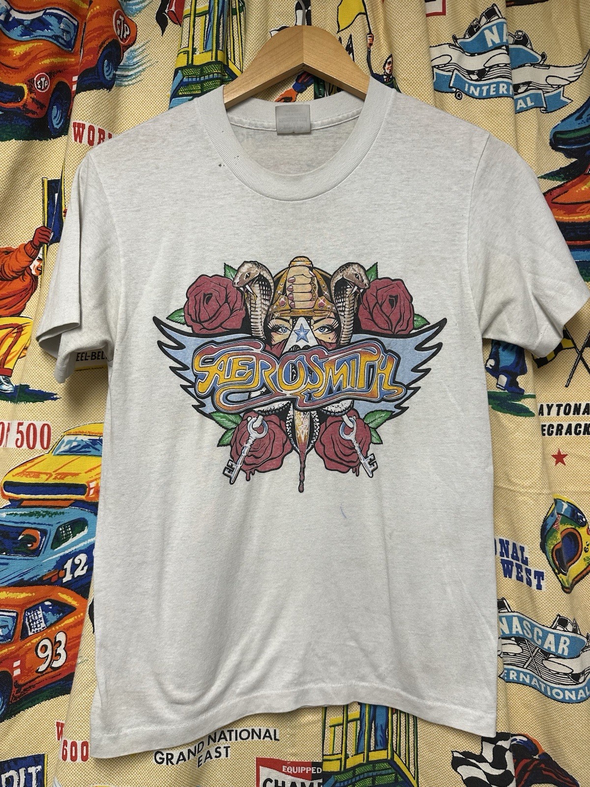 Vintage Aerosmith Permanent Vacation Tour Shirt 1987 USA Made Concert T-Shirt
