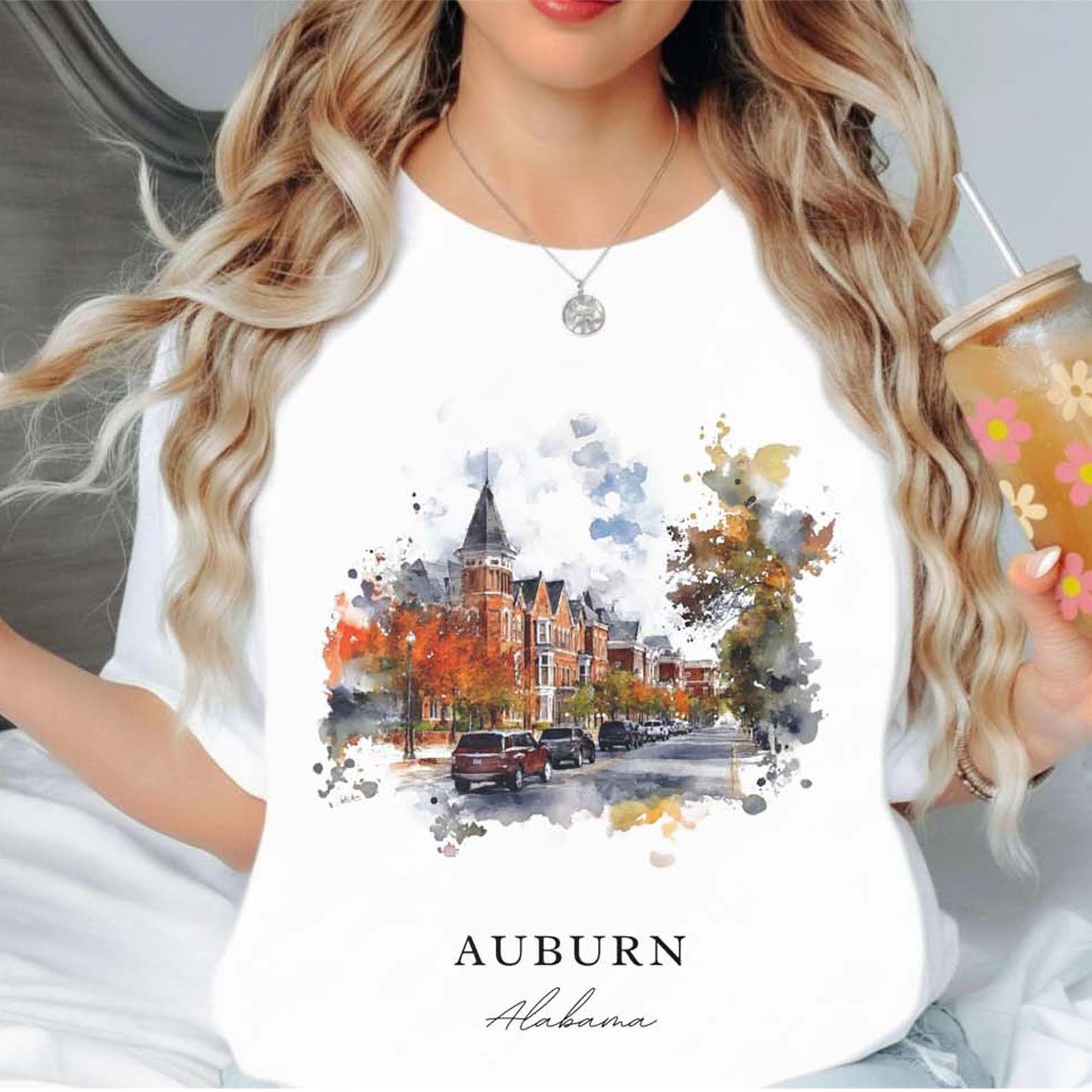 Auburn Unisex Shirt Travel Gift Alabama Trip Lovers Souvenir Tee