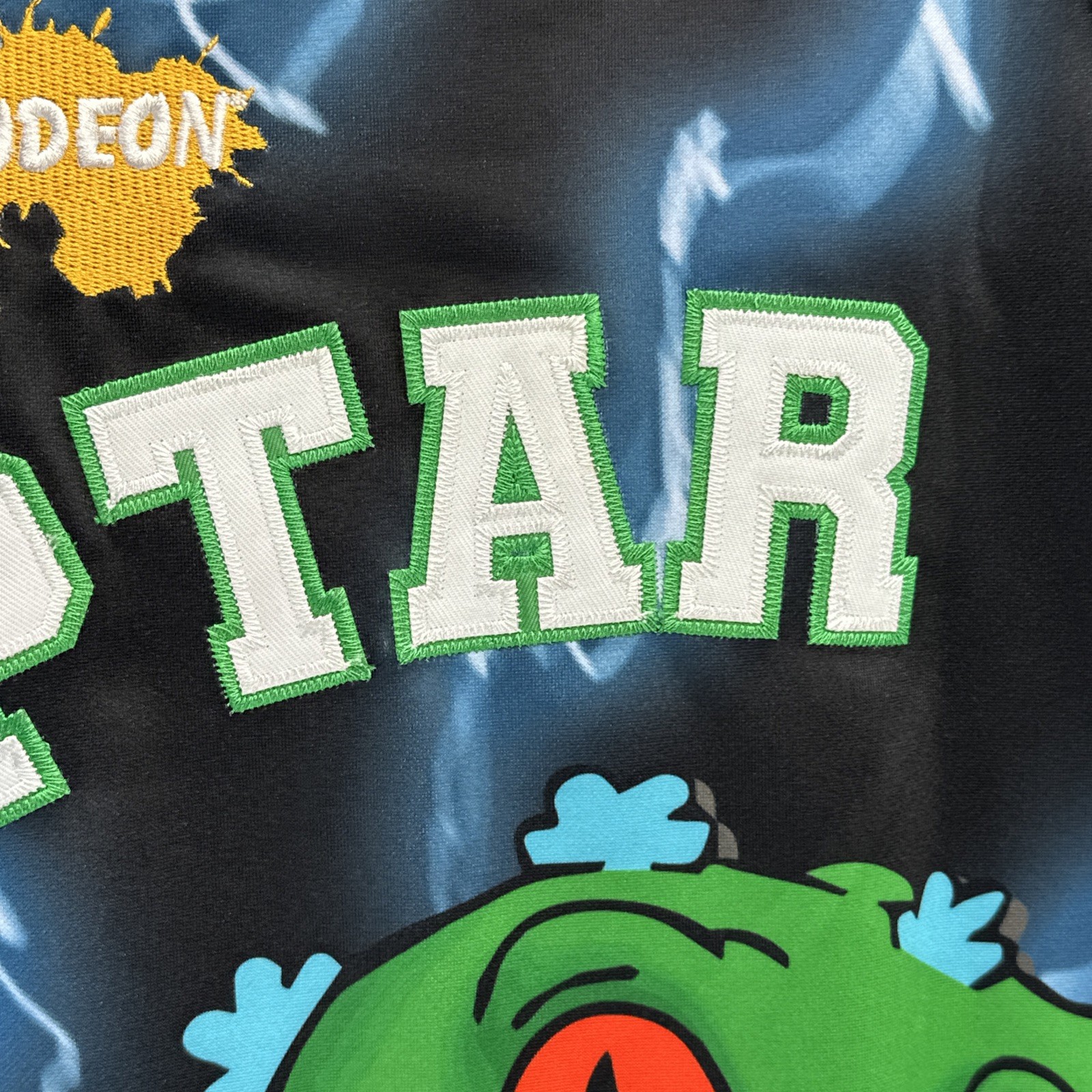 Rugrats Nickelodeon Men&rsquo;s 6XL Headgear Classics Reptar Embroidered Jersey NWT