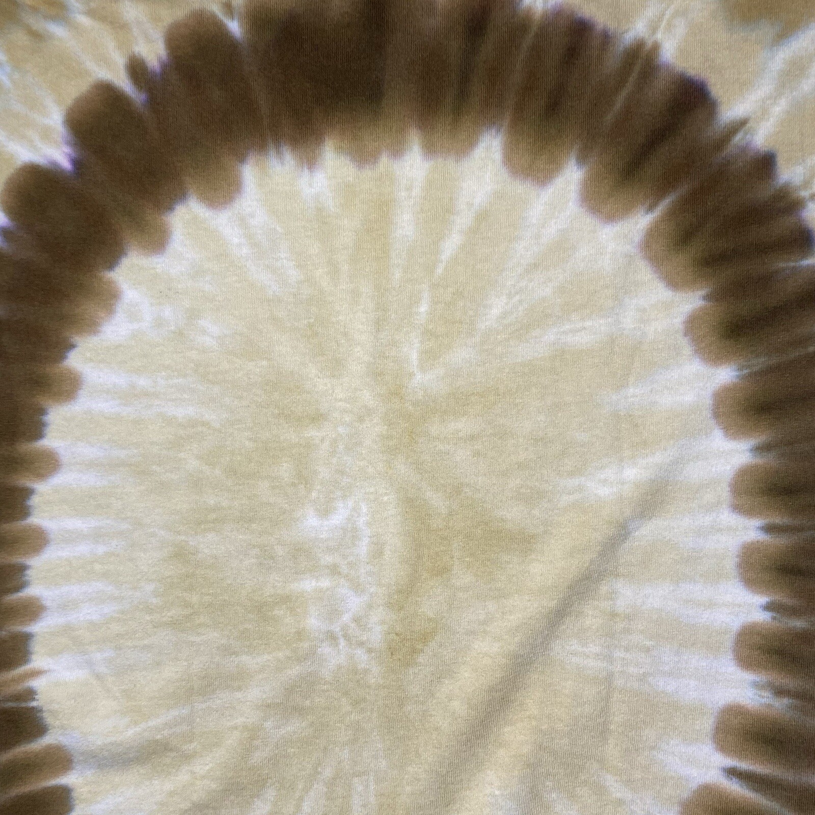 Sun Dog T Shirt Swirl Pattern Hand Dyed Tie Dye Neutral Hippie Cook Forest XL