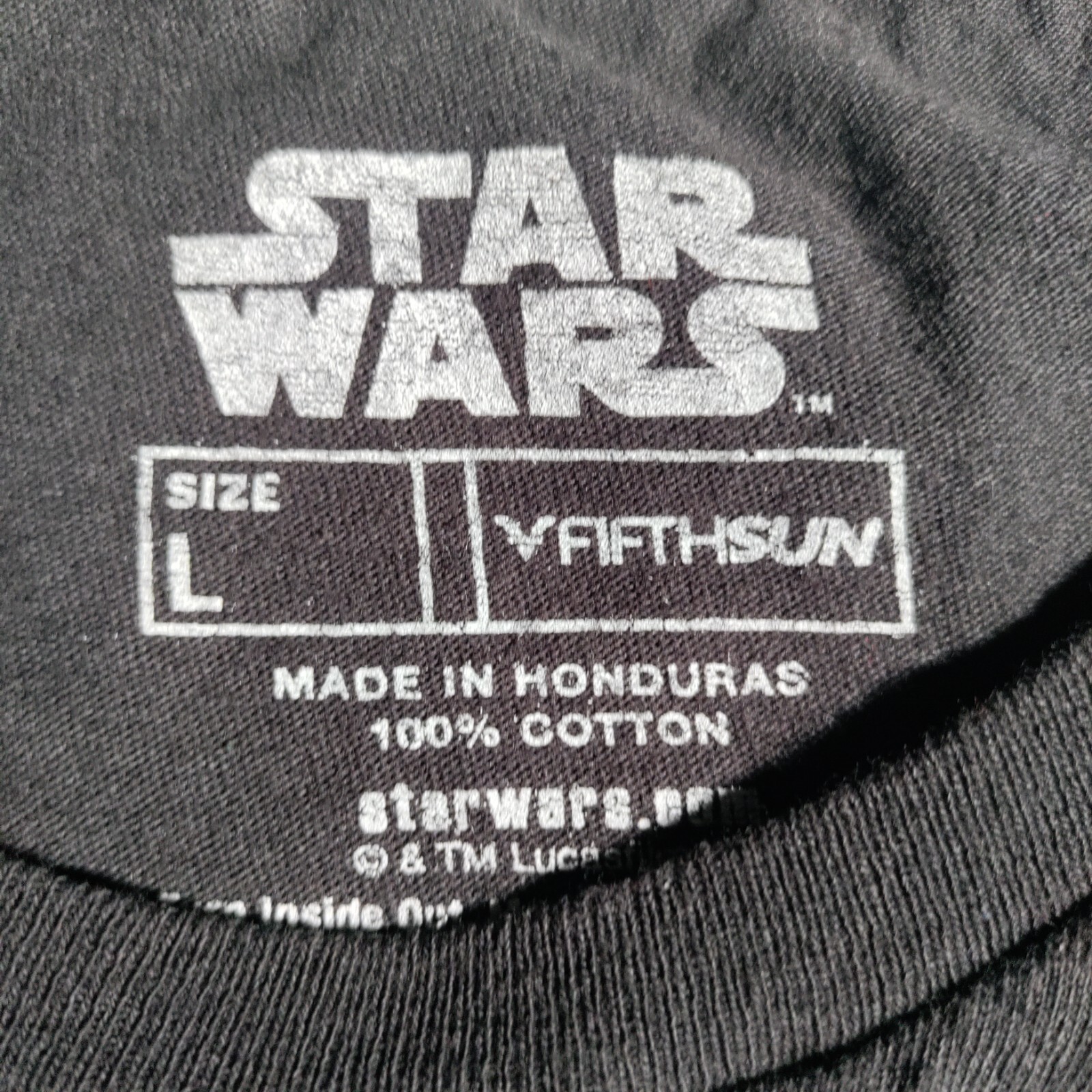 STAR WARS T Shirt Darth Vader Mask Adult Large Fifth Sun Luke I Am Your Father