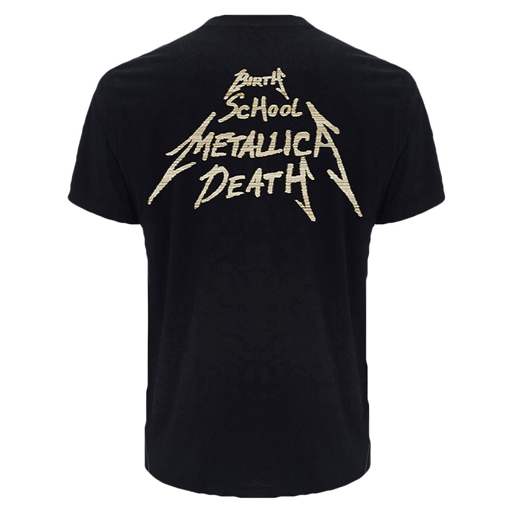 Men&rsquo;s Metallica Birth Death Crossed Arms (Back Print) Slim Fit T-shirt XX-Large