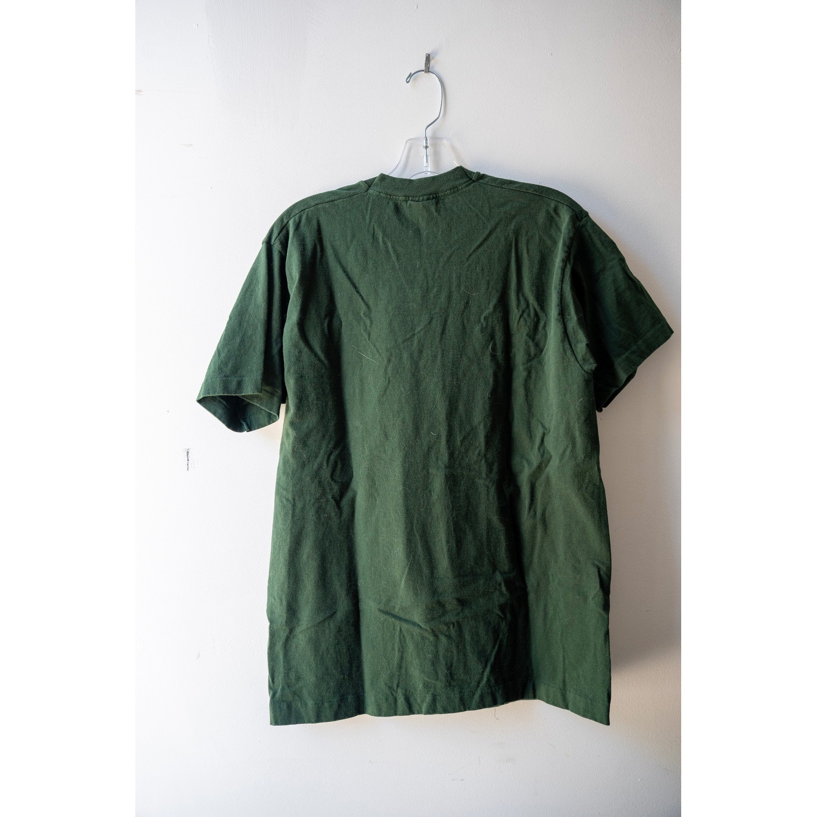 Vintage Show Me The Money Graphic T-Shirt Mens Medium Green Dollar Bill Print