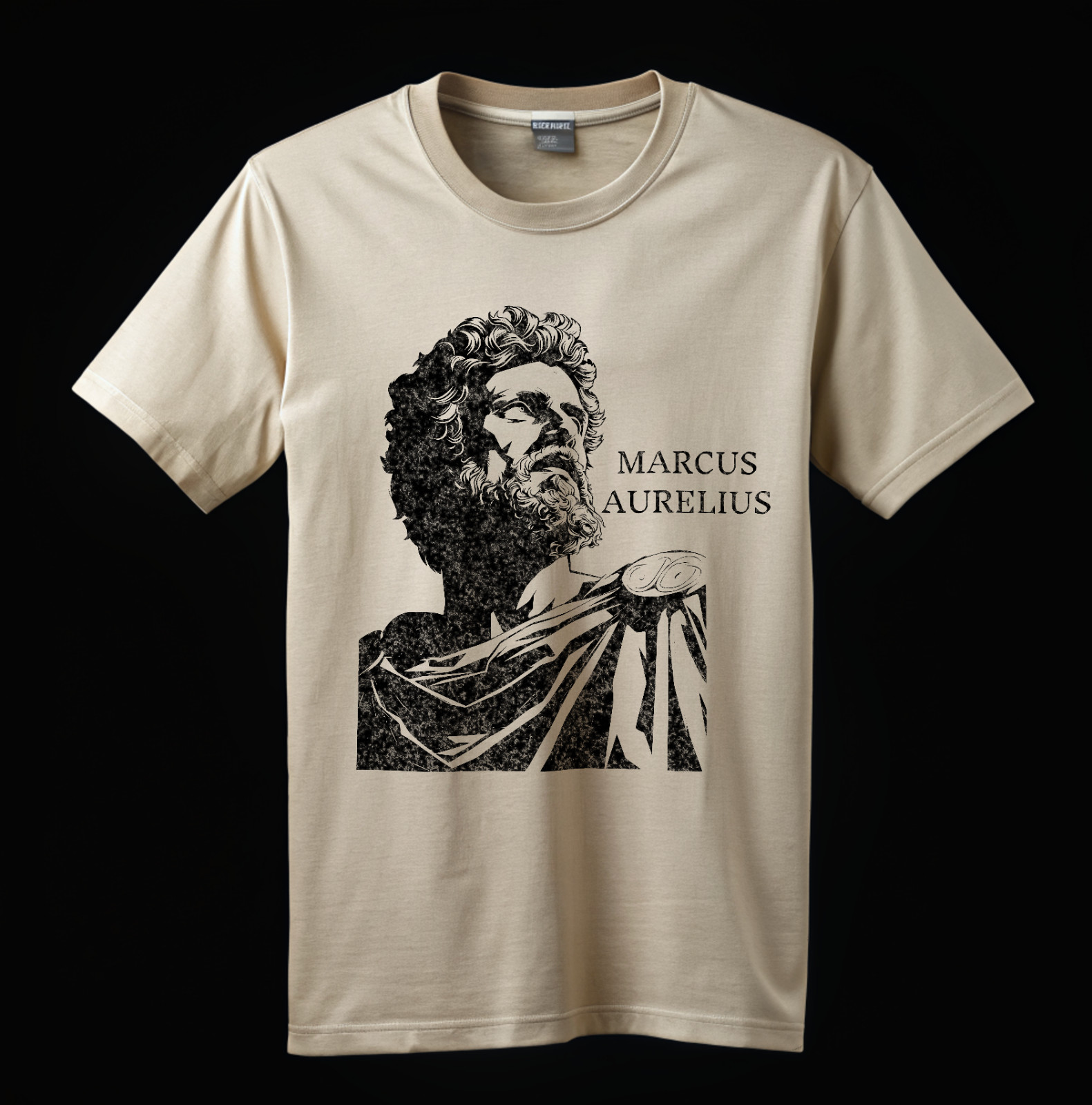 MARCUS AURELIUS Stoic Stoicism Graphic Heavy Cotton Mens Tee T-Shirt NEW