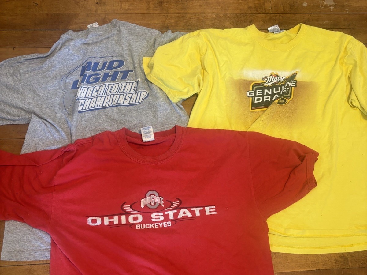 Lot Of 8 Vintage 90s 00s Mens T Shirt Bundle Wholesale Resell mixed T-shirts
