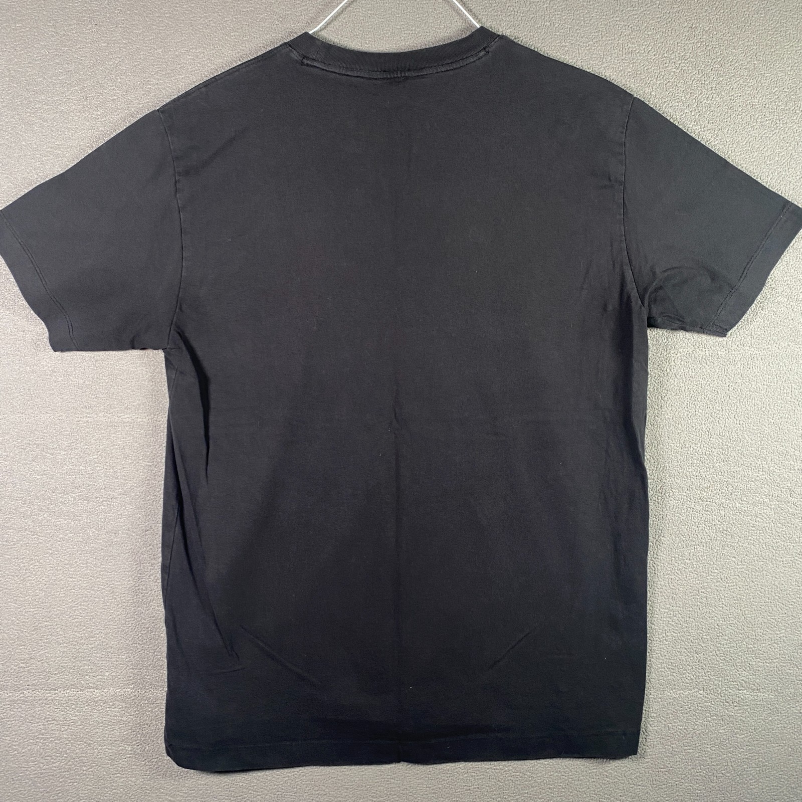 Club Monaco T-Shirt Adult Large Mens L Black Crew Neck S/S Cotton Tee