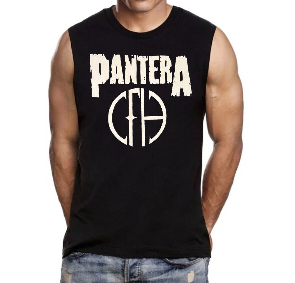 Pantera Metal Rock Men&rsquo;s Muscle Shirts (Multiple Variations)