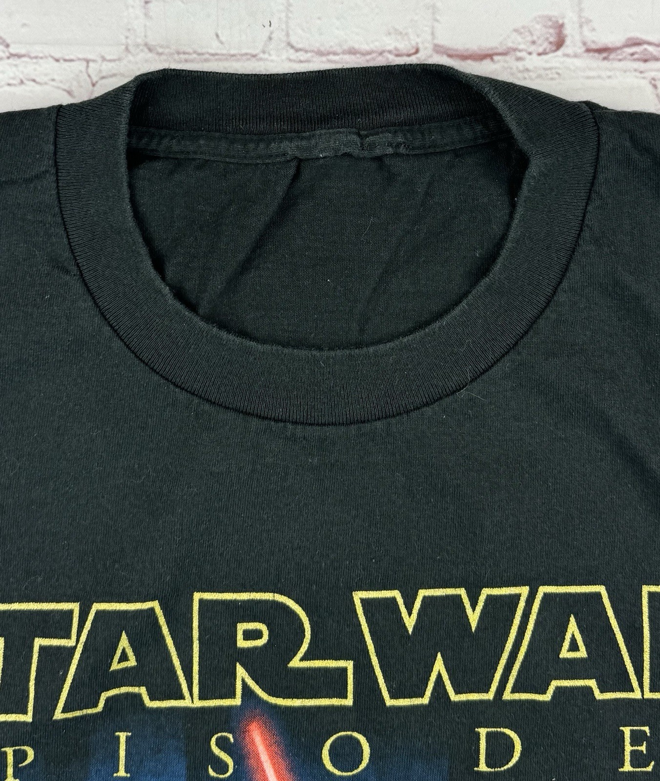 RARE Star Wars Episode 1 The Phantom Menace Jedi vs Sith T-Shirt Movie Size XL