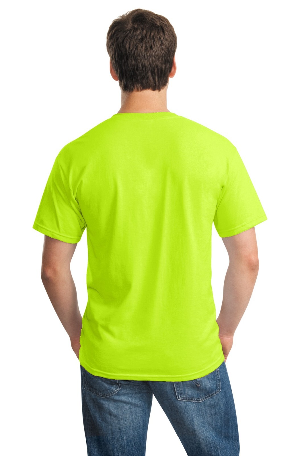12 Pack Work Safety Orange Green GILDAN HighVisibility Shirts Safety Reflective