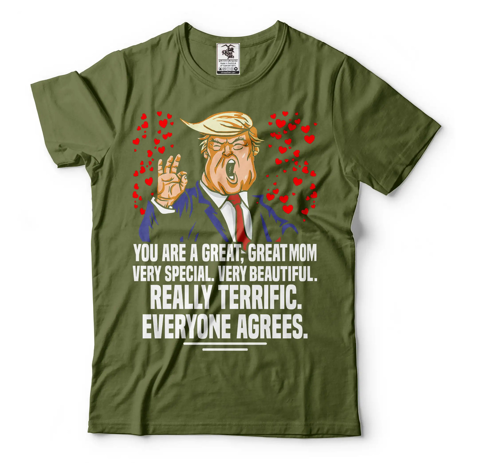 Donald Trump Great Mom T-Shirt Mom Political Gifts Trump Lover Mom Gift Tee