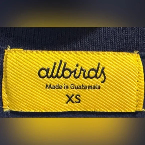 Allbirds Allgood Cotton Logo Tee, size XS, $38 Retail – NWT