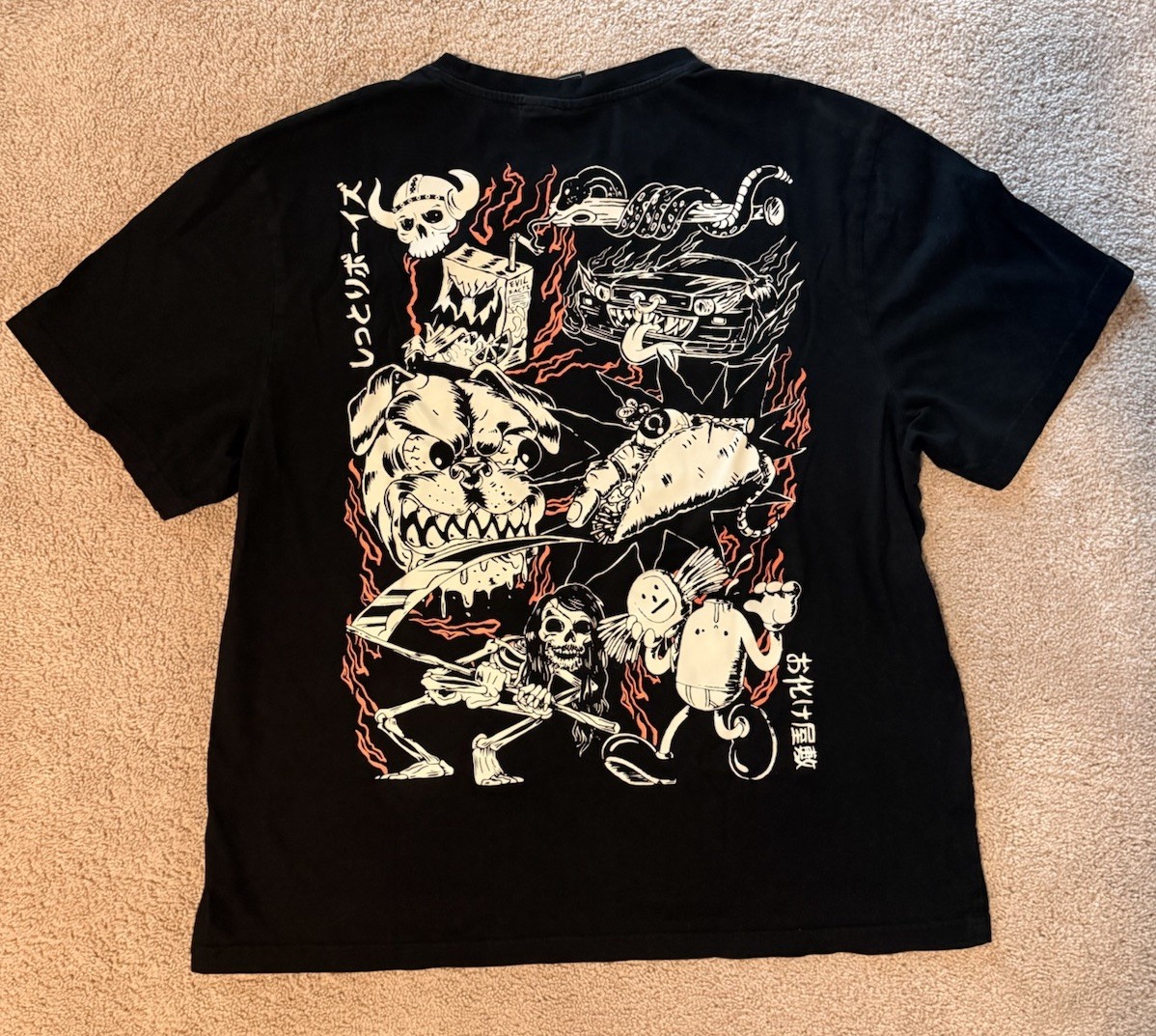 The Boys X Moist Cr1tikal Charlie White Limited Edition T Shirt Mens Black