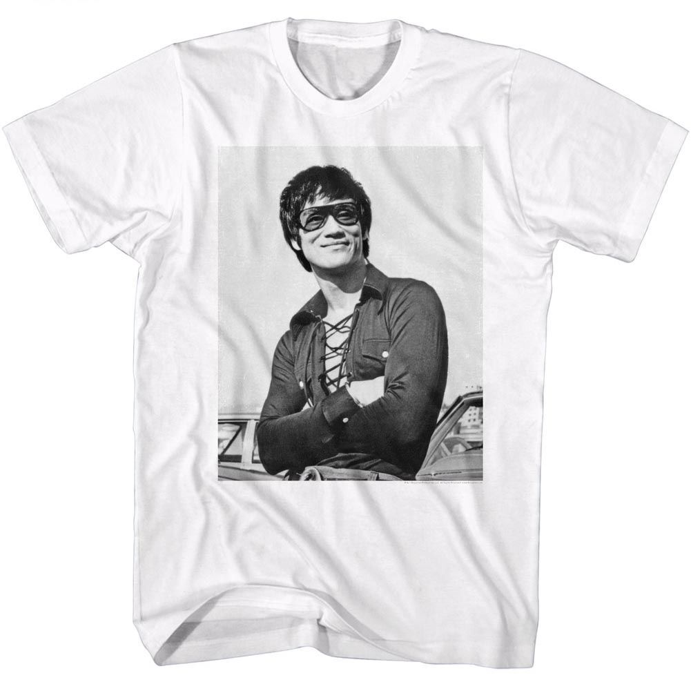 Bruce Lee Smug White Icon Shirt