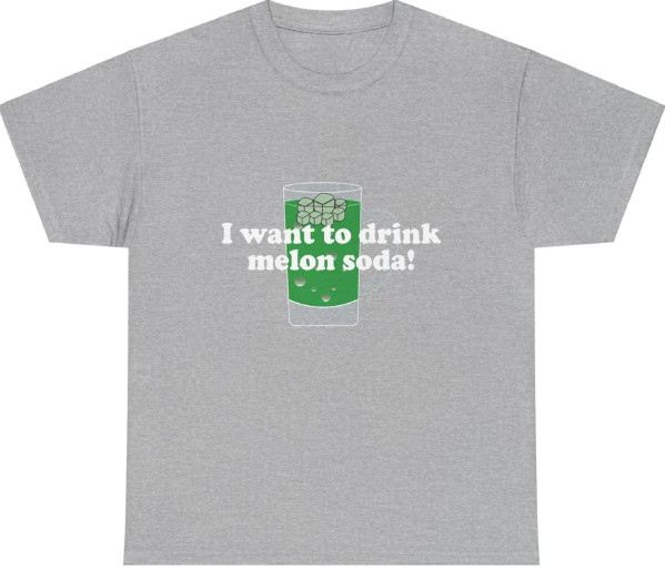 I want to drink Melon Soda Japan Japan Foodies Free shipping Choose your Color