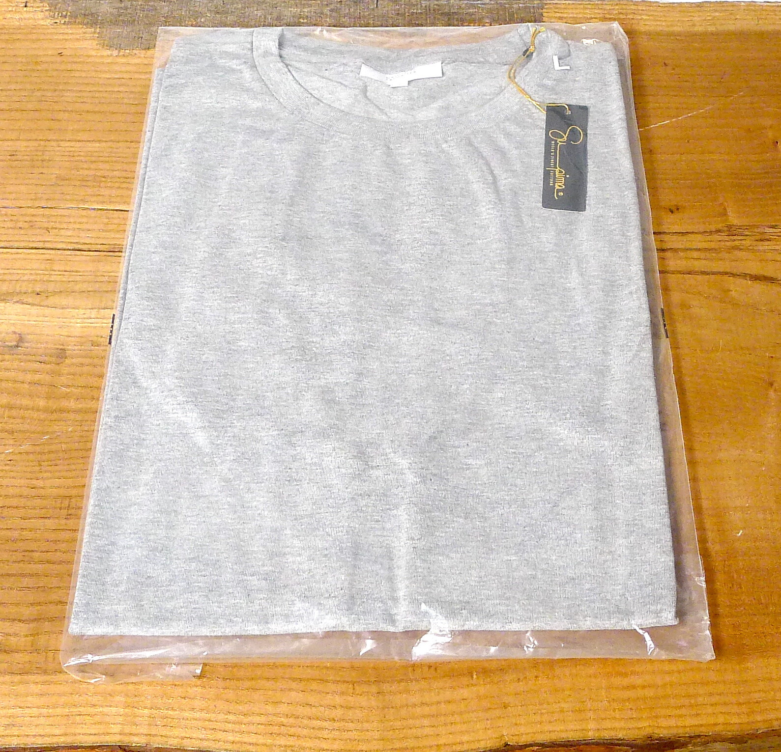Original favorites Mens Grey American Grown 100 % Supima Cotton T Shirt NWT