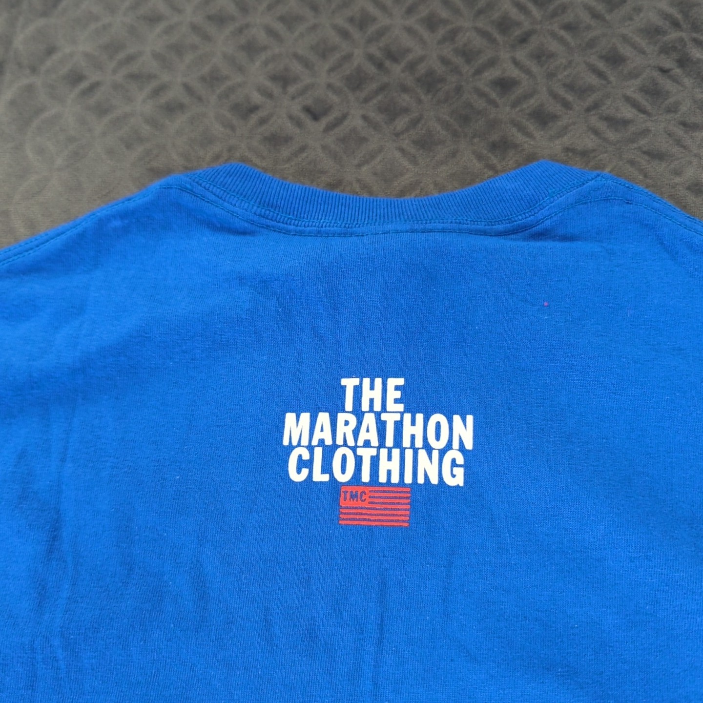 The Marathon Clothing Shirt Crenshaw Blue Short Sleeve Rap Tee Men Small