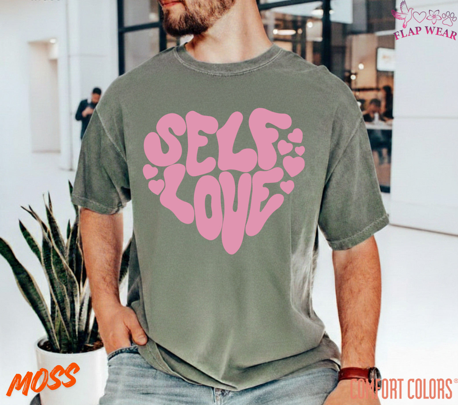 Unisex Self Love HeartT shirt Men T shirt Women valanity Romantic