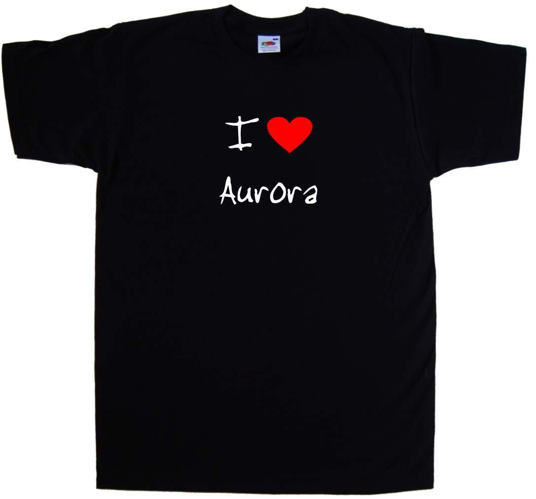 I Love Heart Aurora T-Shirt