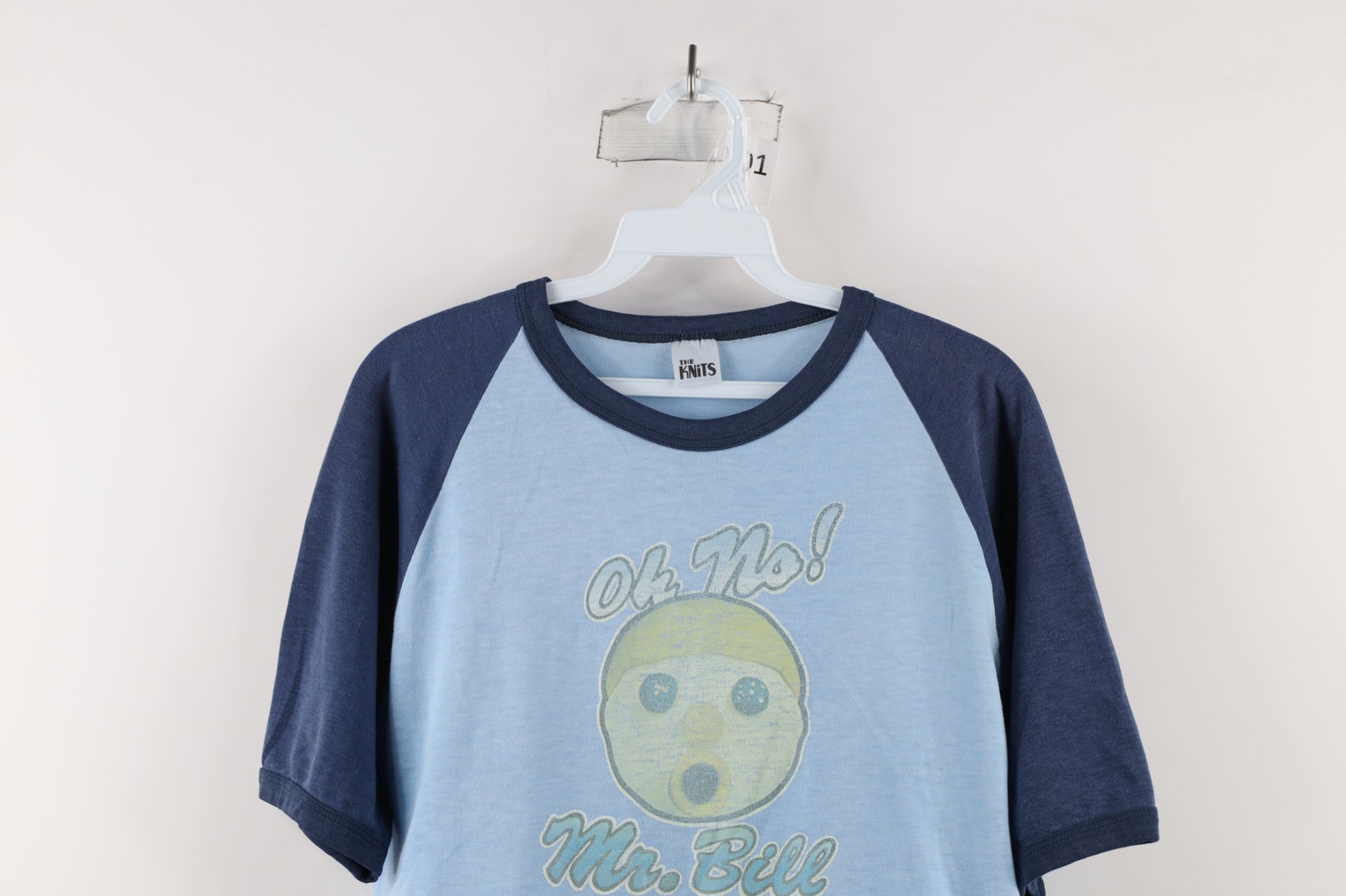 Vtg 70s Saturday Night Live SNL Mens L Faded Oh No Mr Bill Raglan T-Shirt USA