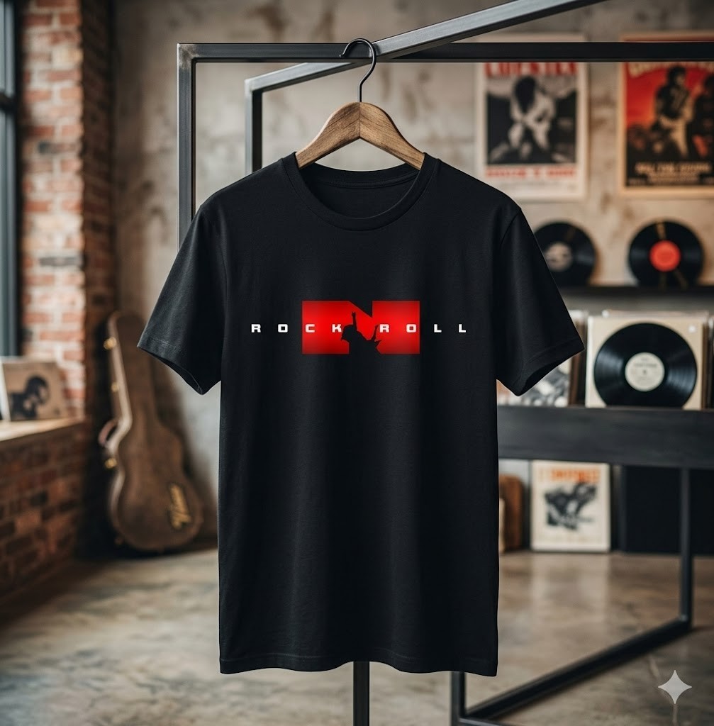 Rock N Roll Guitar T-Shirt – H094