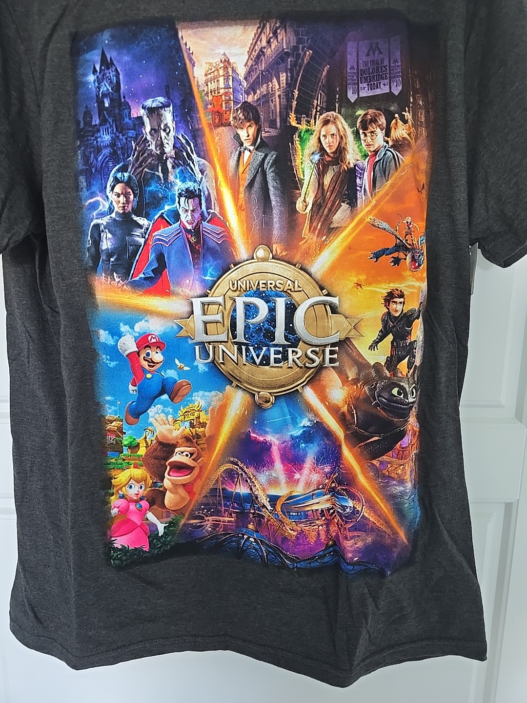 Universal Orlando Epic Universe Grand Opening Day T-Shirt May 22 2025 Size M NWT