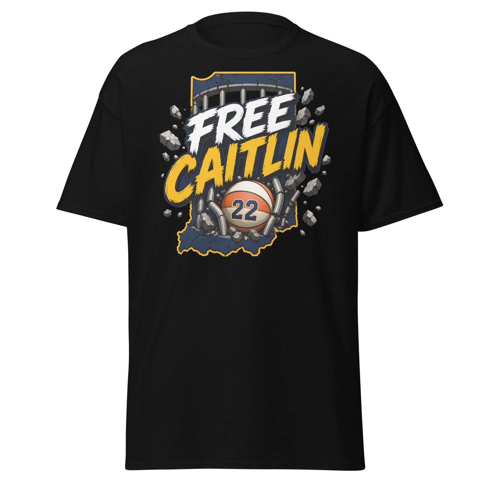 Caitlin Clark Shirt FREE CAITLIN Tee Indiana Basketball Fan Gear
