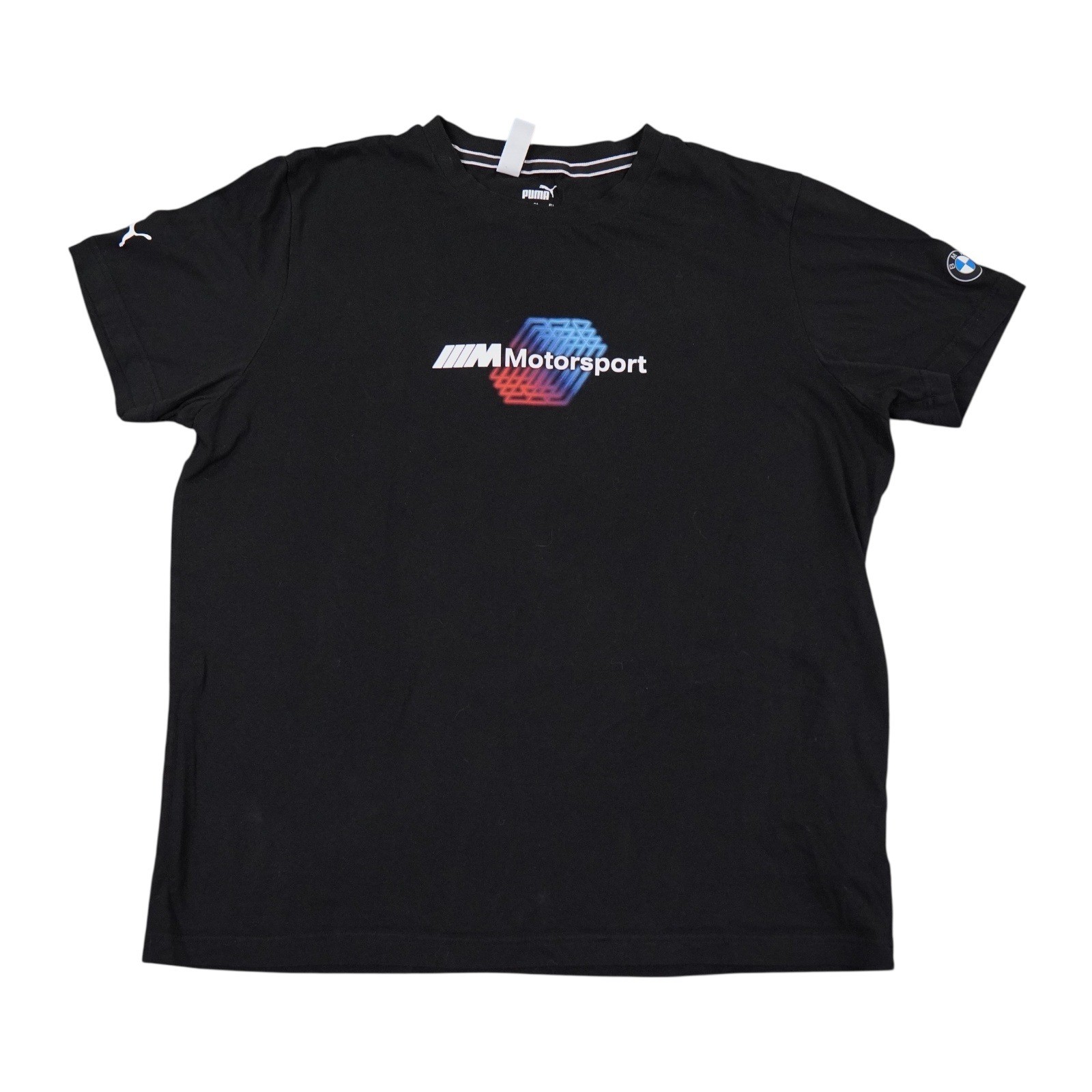Puma BMW M Motorsport T-Shirt Men XL Black Graphic Racing Tee