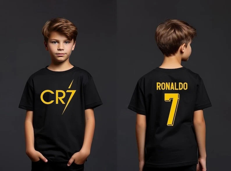 Cristiano Ronaldo T-Shirt CR7 Soccer Football Fan Merch Gift Tee