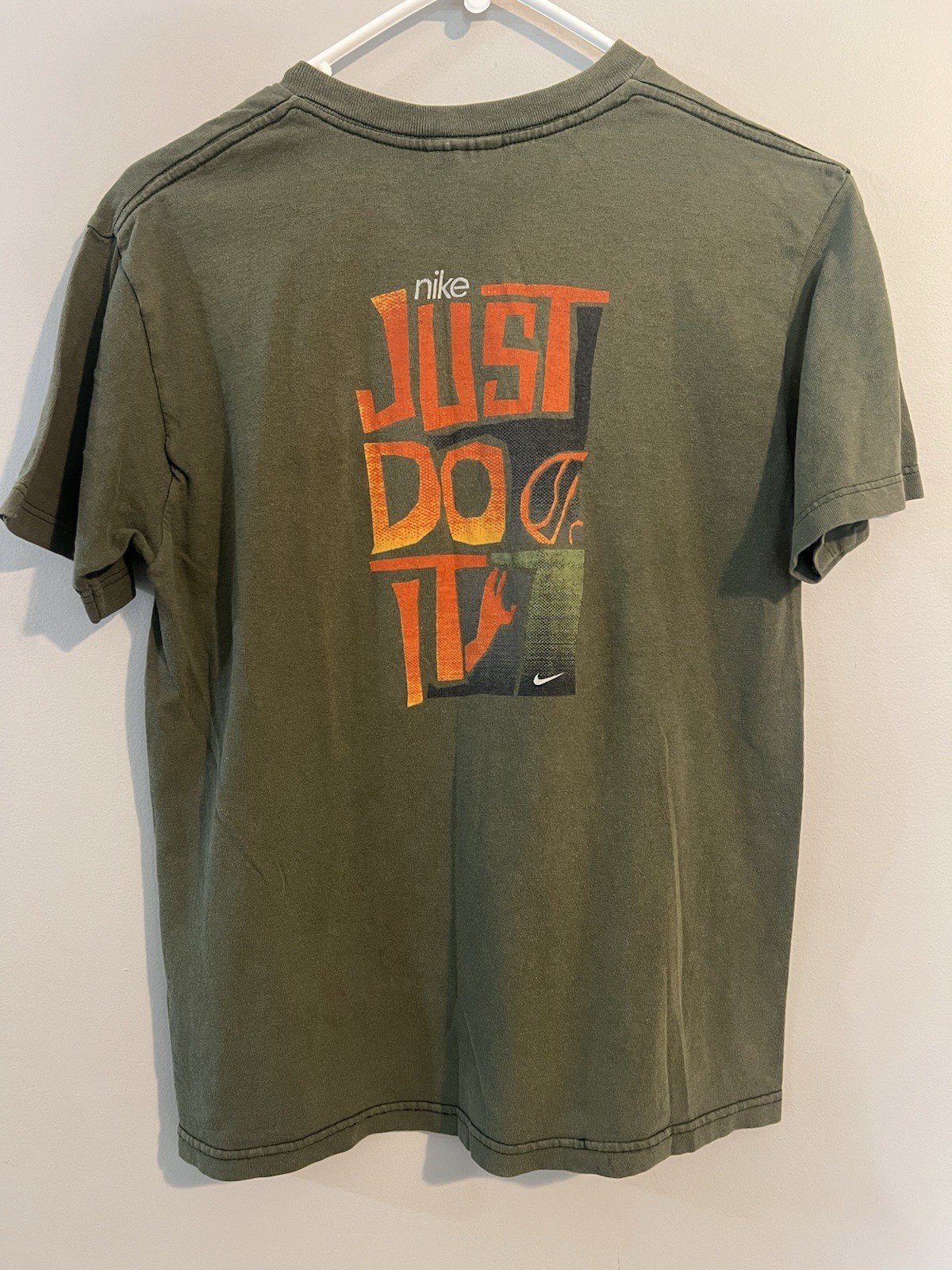 1990s Vintage Nike Basketball Just Do It Doubled-Sided Graphic T-Shirt Men’s Med