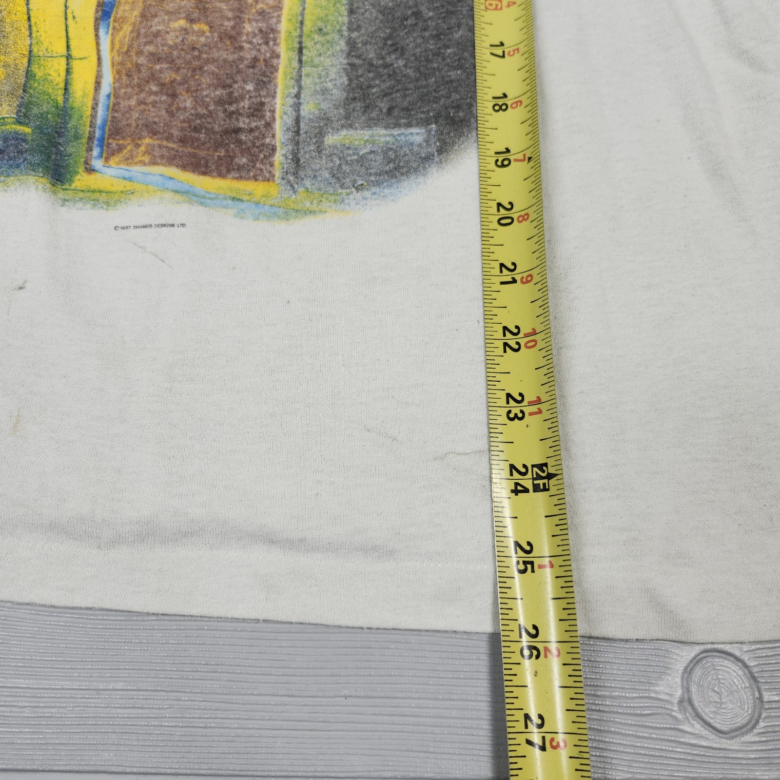 Vintage 1987 Deep Purple House Of Blue Light Tour Double Sided Tshirt Large