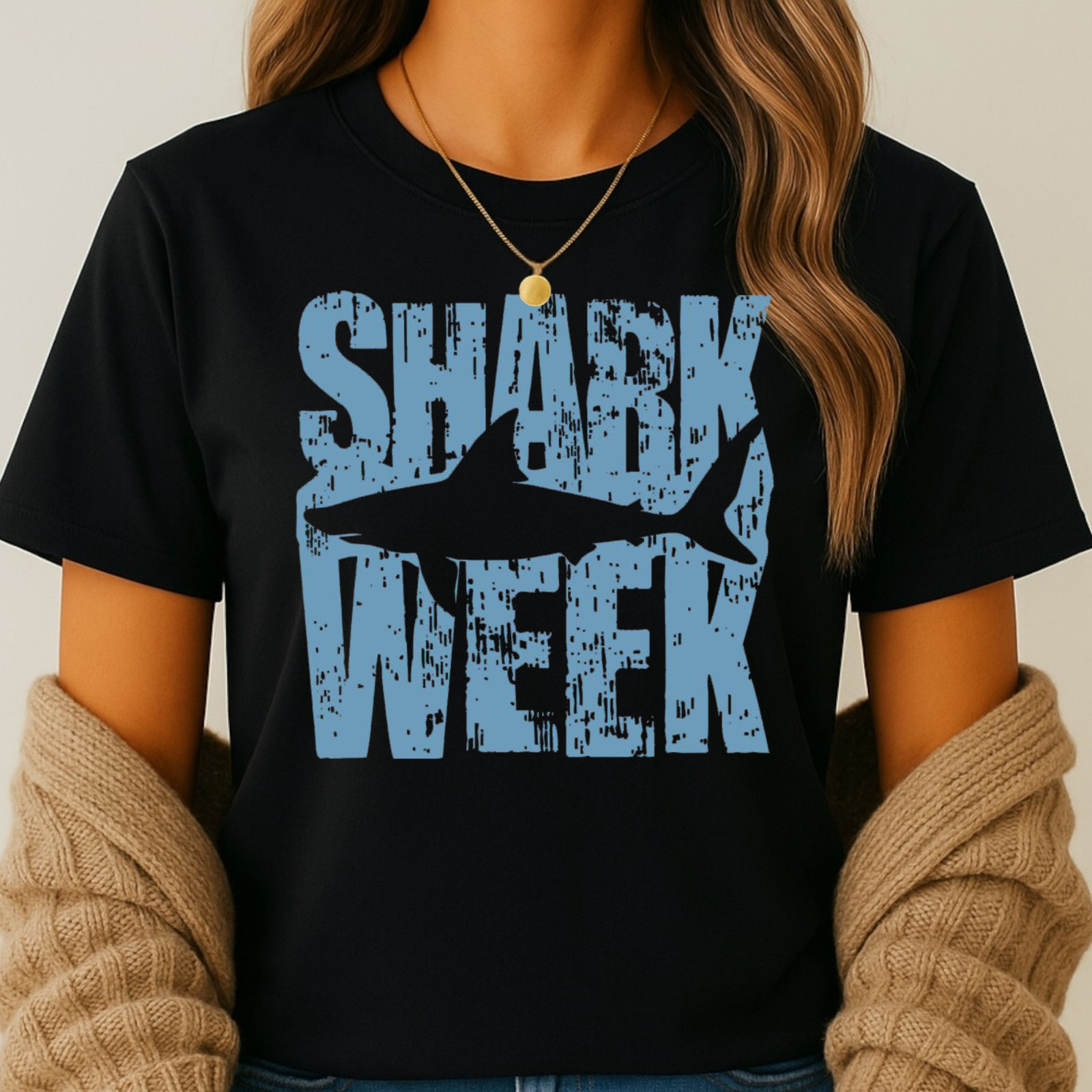 Shark Week shirt, Vintage shark graphic tee, Shark Week T-shirt, Ocean Lover Tee