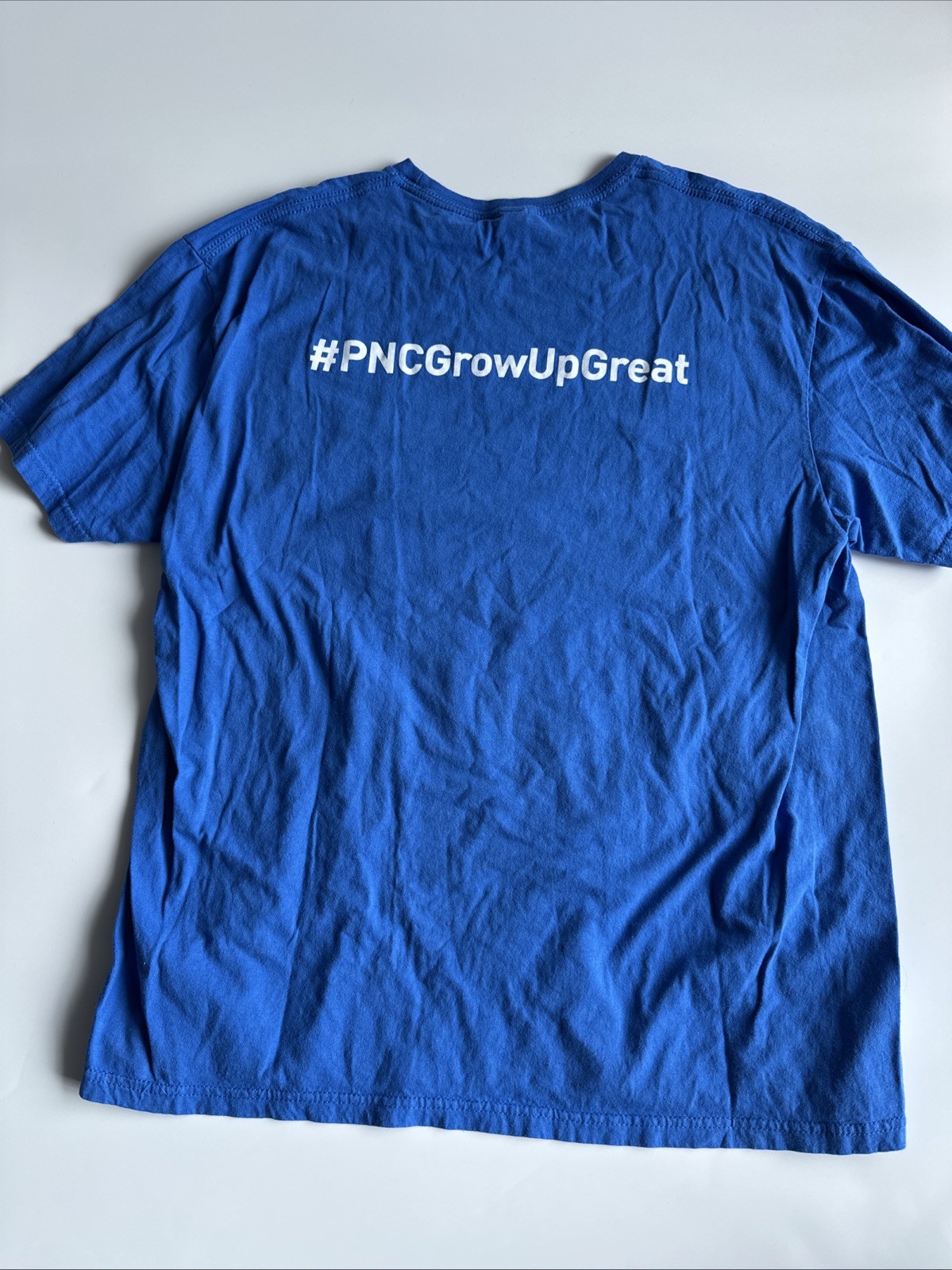 PNC Grow Up Great Shirt Mens XL Blue Gildan Graphic Promo Tee T Shirt 20th Anniv